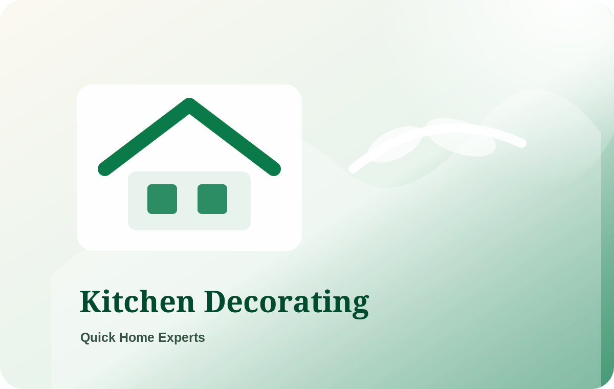 Kitchen Decorating Smart Ideas