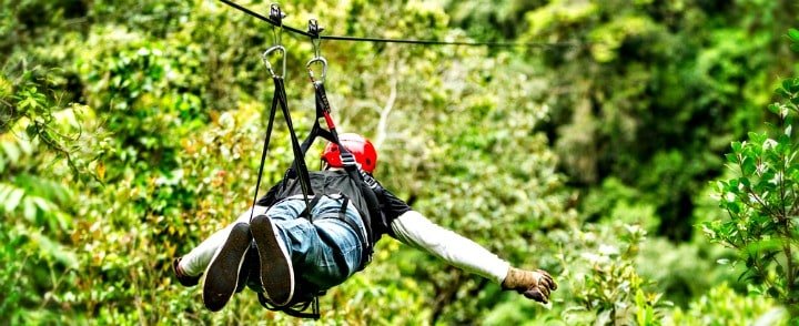 man on a zip line man on a zip line
