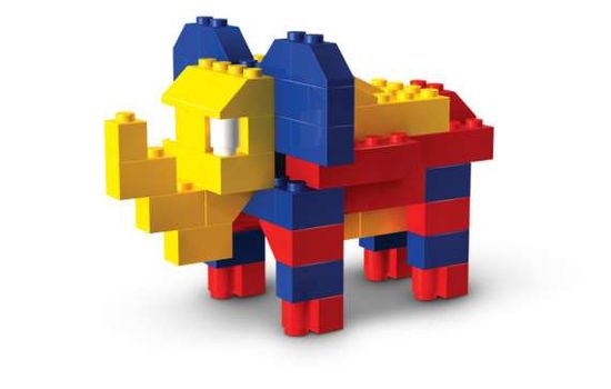 an animal built with mega bloks