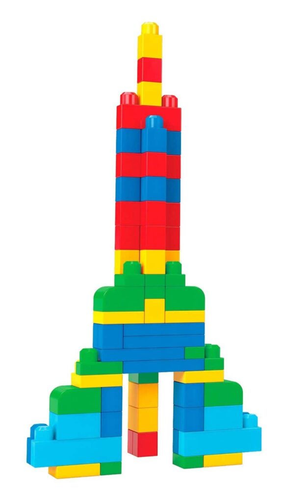 spaceship built with mega blok