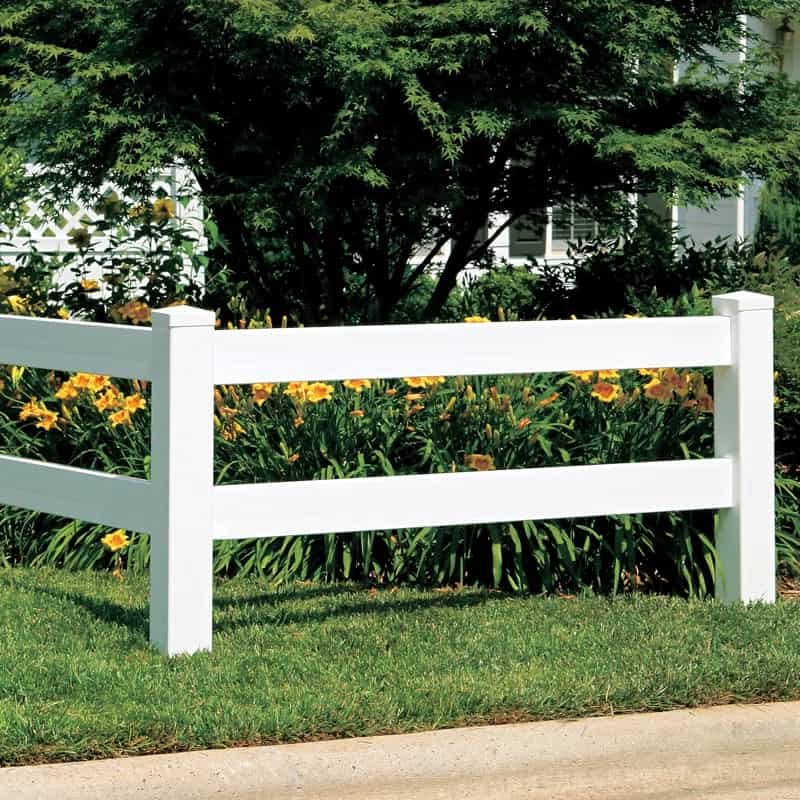 vinyl ranch fence