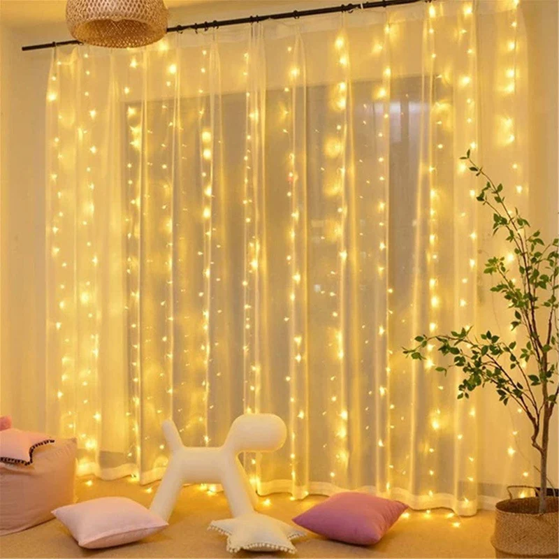 floating string LED strip lights
