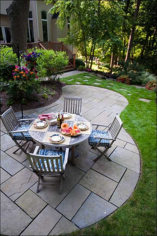 firepit paver patio