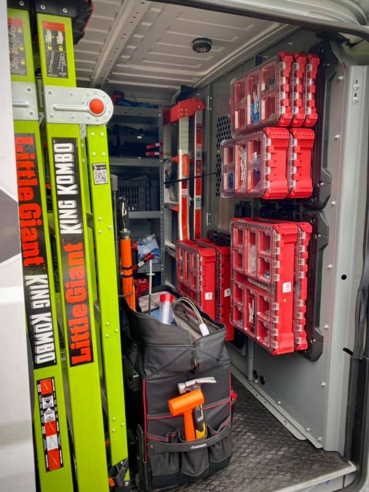 milwaukee van setup idea