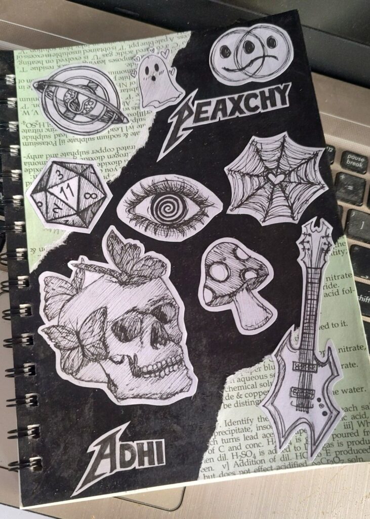 personalized sketchbook design