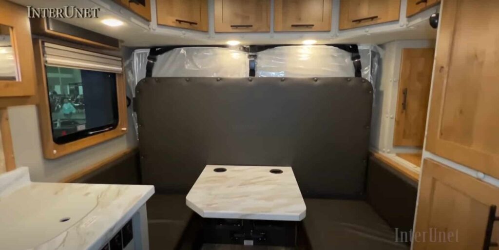 living space of the 2 bedroom super truck