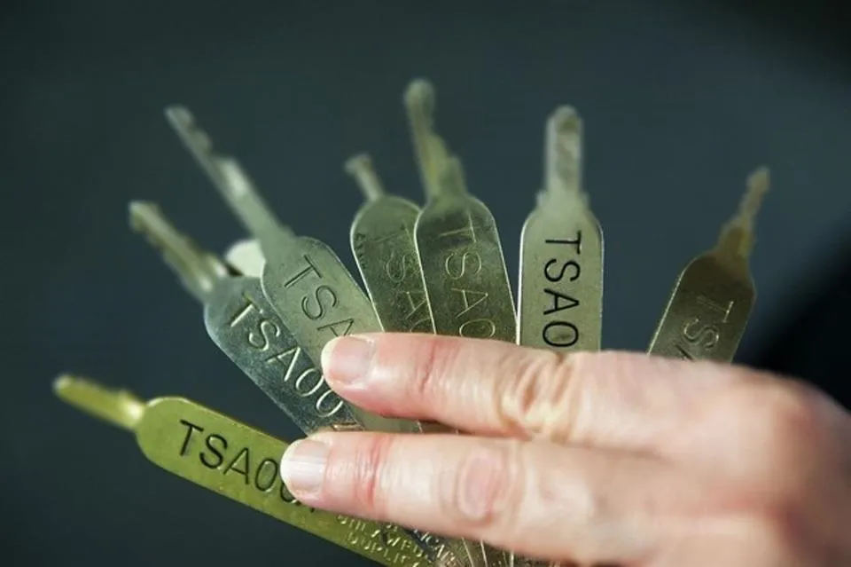 Bundle of flat TSA keys 