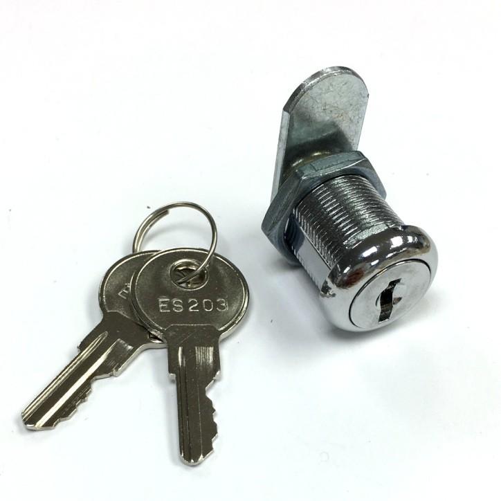 A cam lock and it's key 