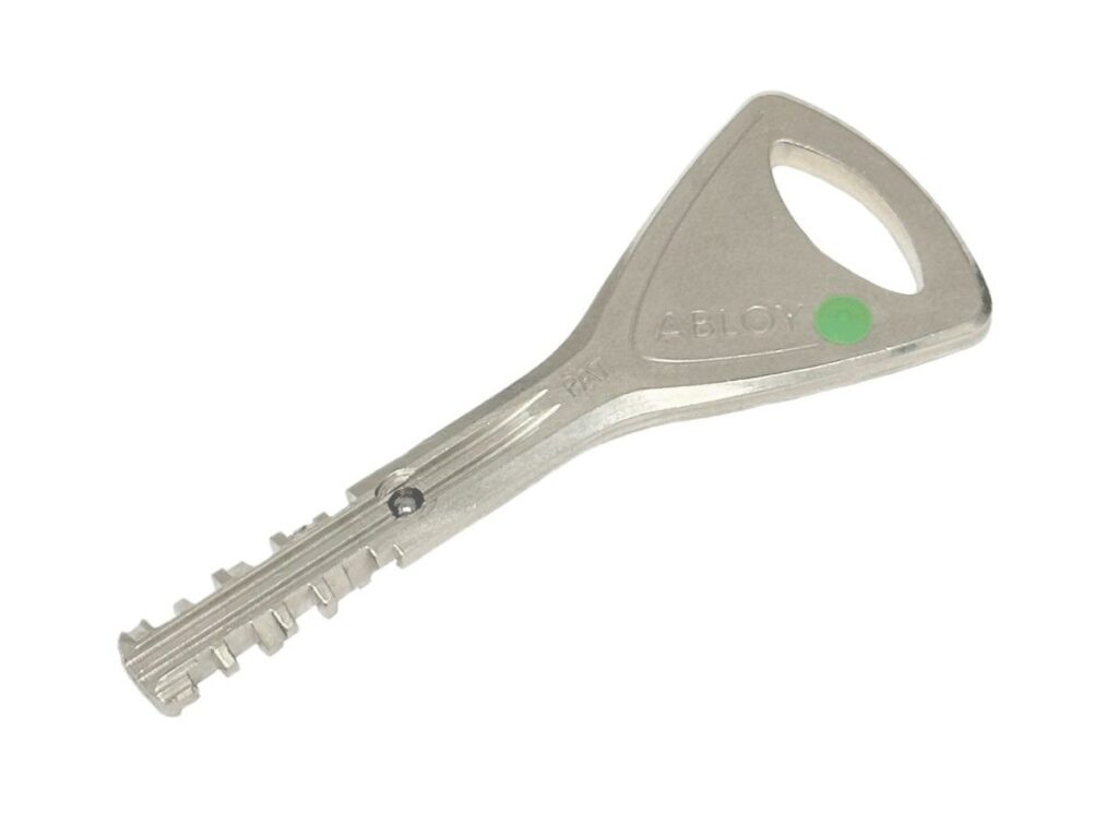 An aboly key with a mini ball built-in it 