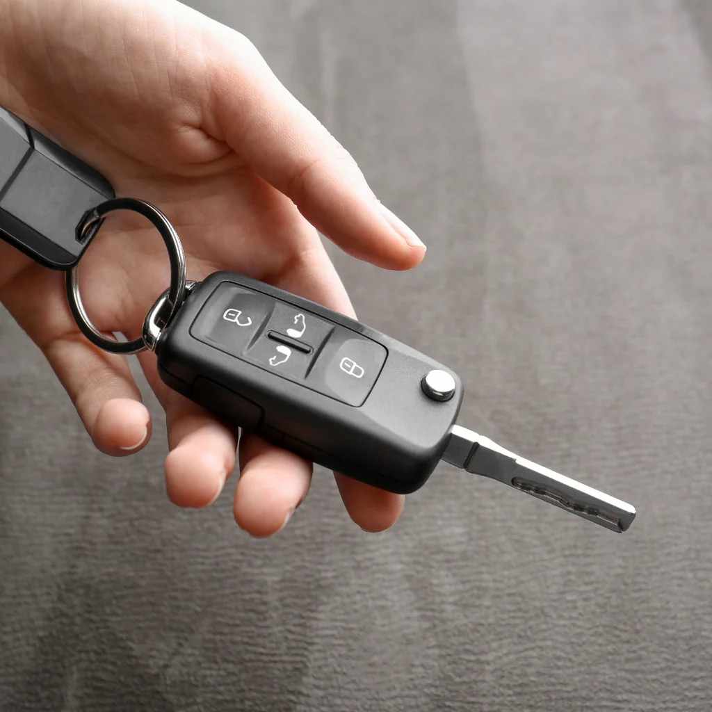 Black color car flip key