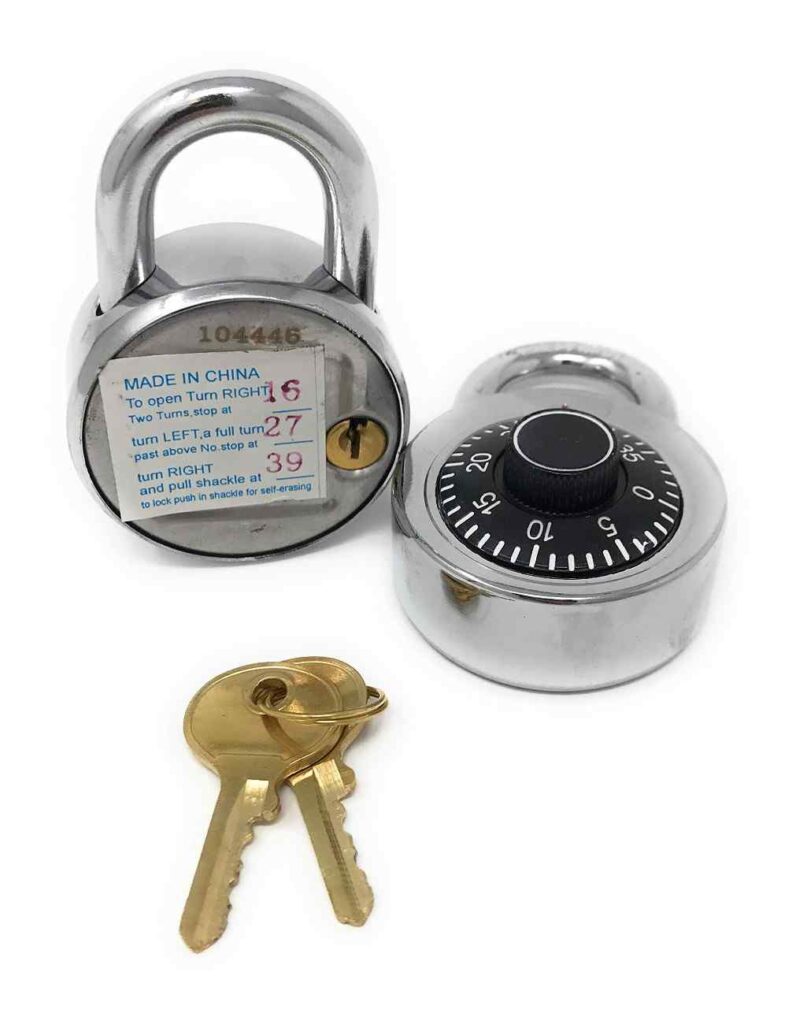 Control key and lock set 