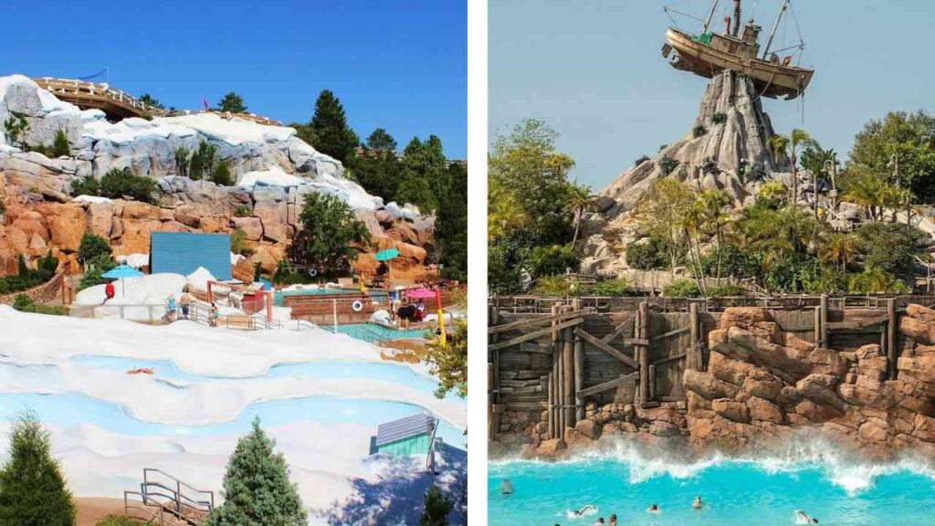 Typhoon Lagoon Vs Blizzard Beach Rides and Play Areas