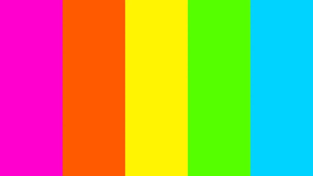 neon colors
