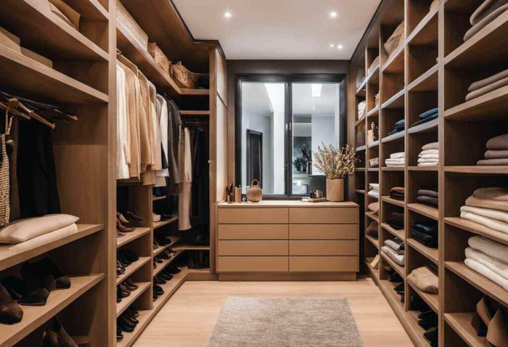 A Deluxe Walk-in Closet 