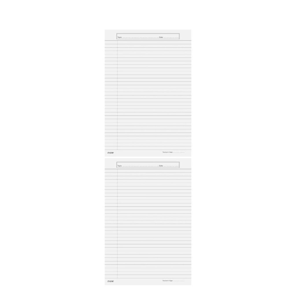 End-to-End Two A4 Sized Sheets