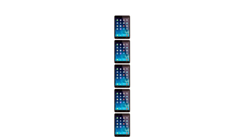 Five iPad Minis