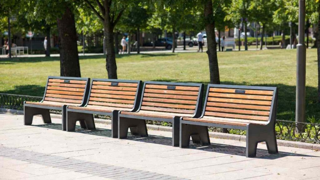 Four Park Benches