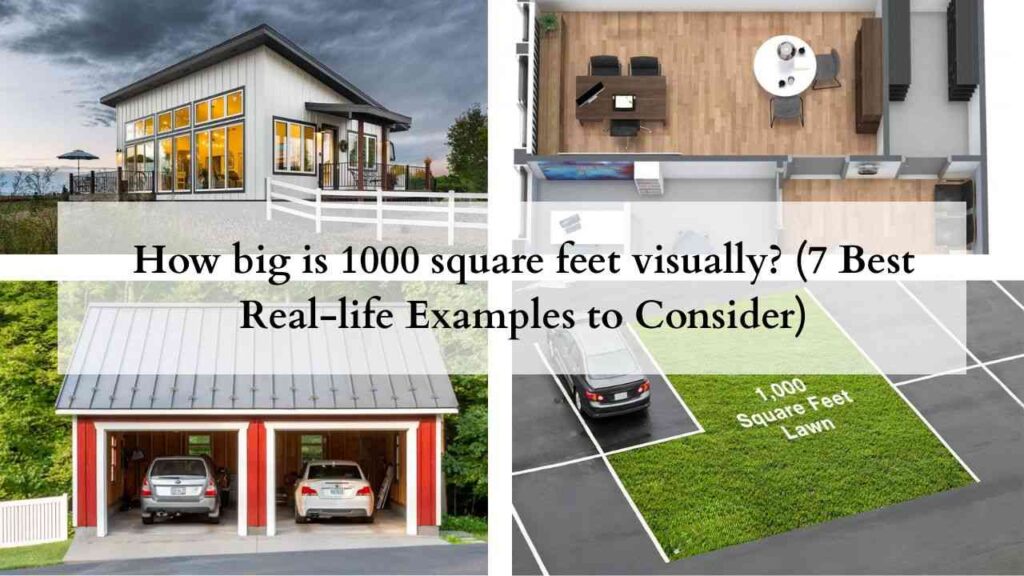 How big is 1000 square feet visually (7 Best Real-life Examples to Consider)