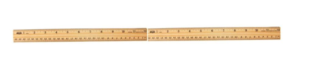 Two Standard Rulers