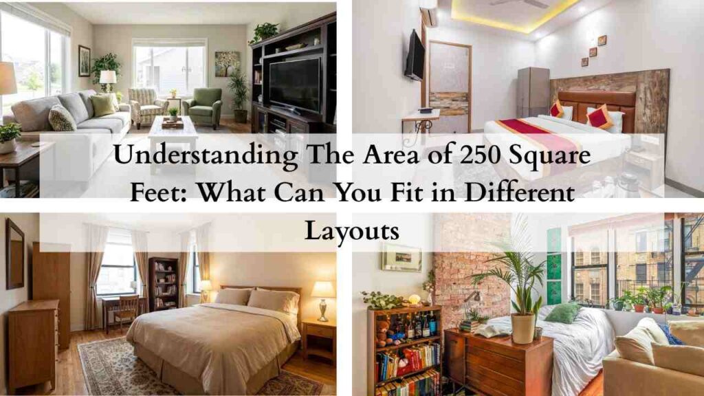 Understanding The Area of 250 Square Feet What Can You Fit in Different Layouts