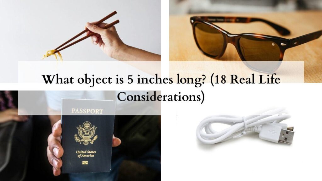 What object is 5 inches long (18 Real Life Considerations)