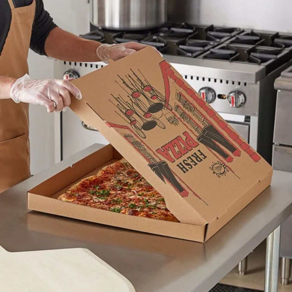 Width of large pizza box