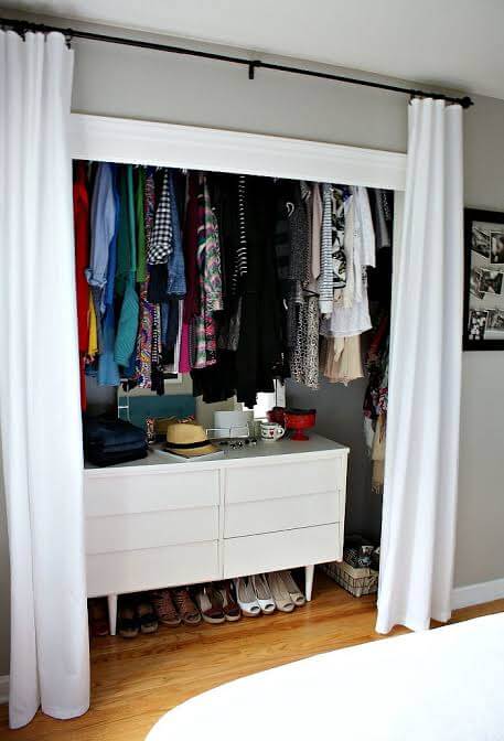 Creative Closet Door Alternatives