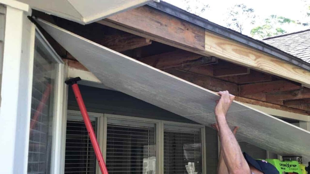removing wood safety panels