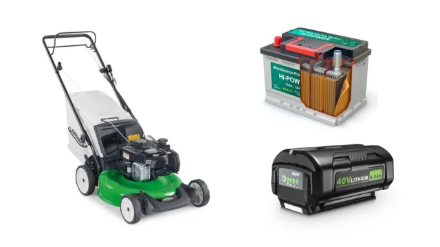 Lawn mower and lawn mower battery