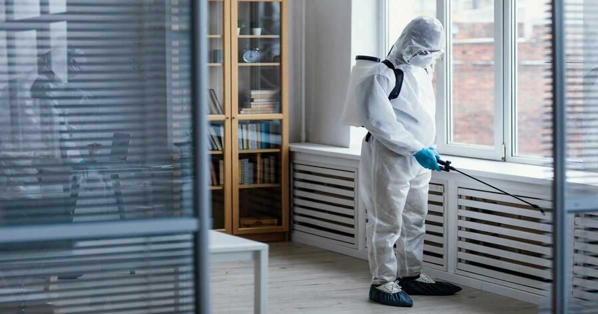 How should pest control be done in an apartment