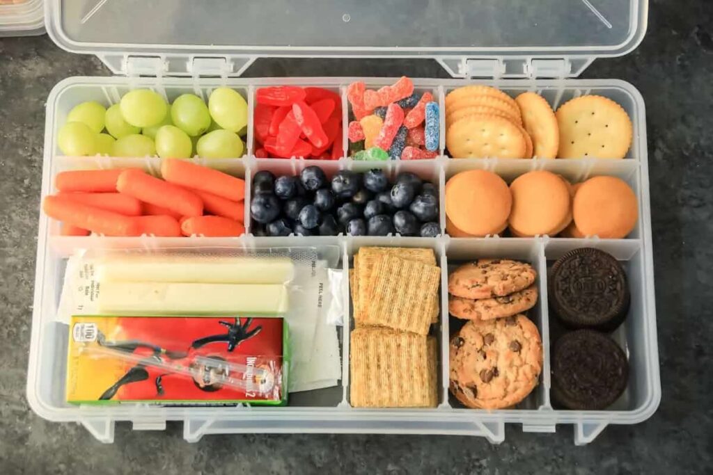 a snackle box for adults