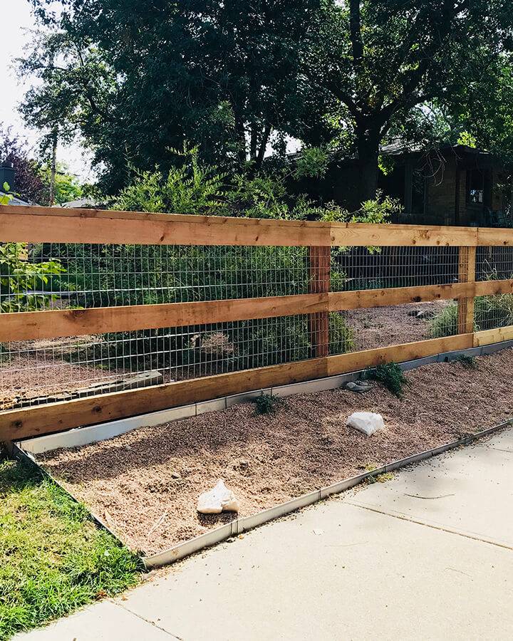 garden ranch fence