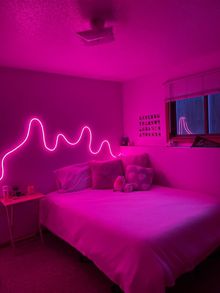 headboard with LED lights