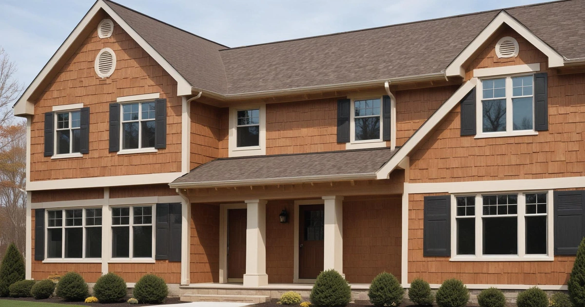 Vinyl Cedar Shake Siding