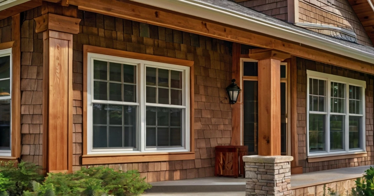 Wood Cedar Shake Siding