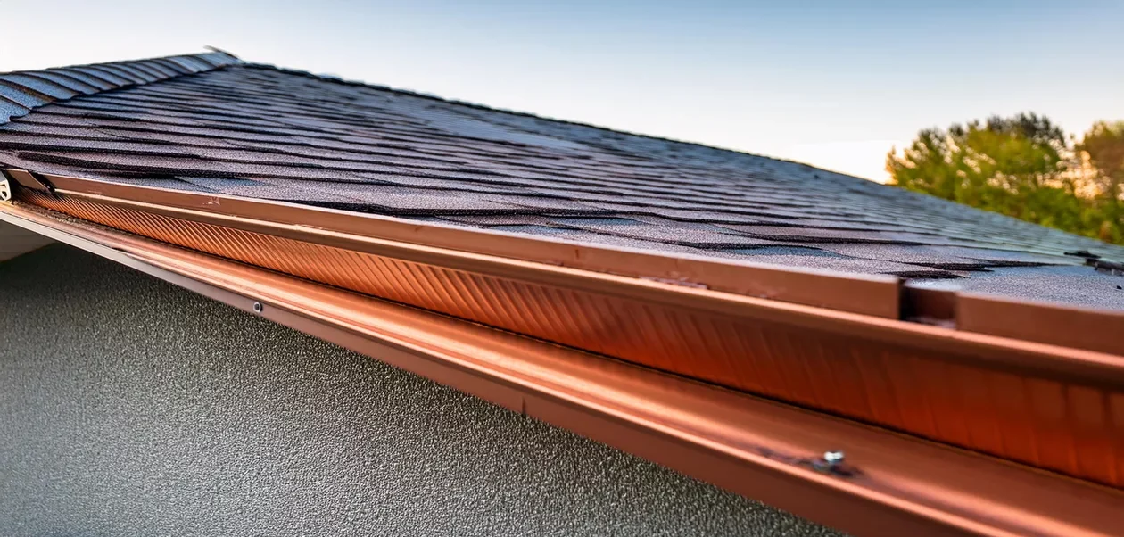 Copper Z flashing