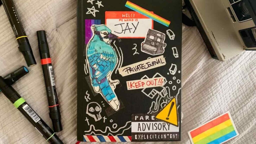 Name sketchbook cover