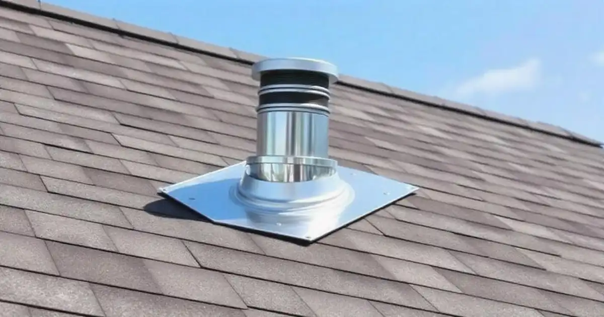 Roof vent flashing