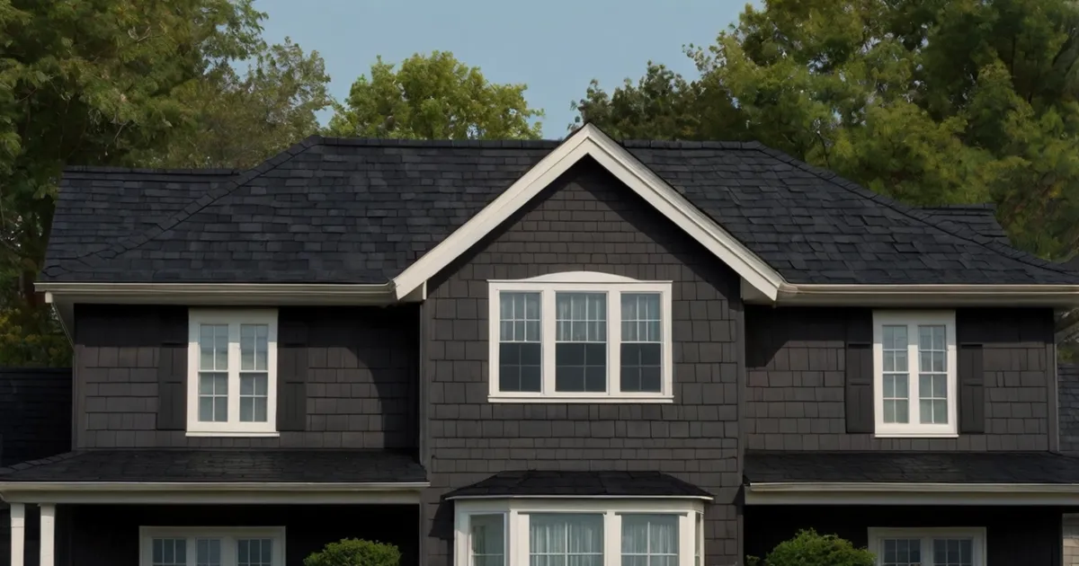 Black Roof Shingles