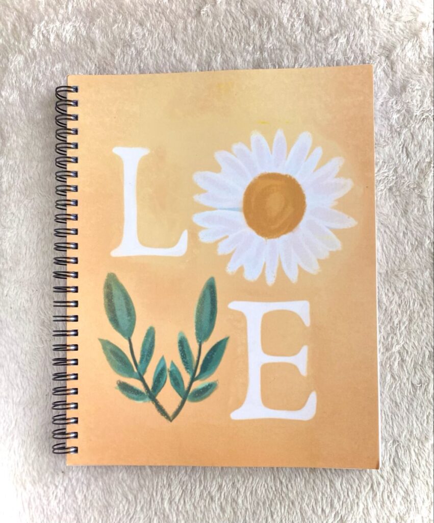 simple sketchbook cover idea