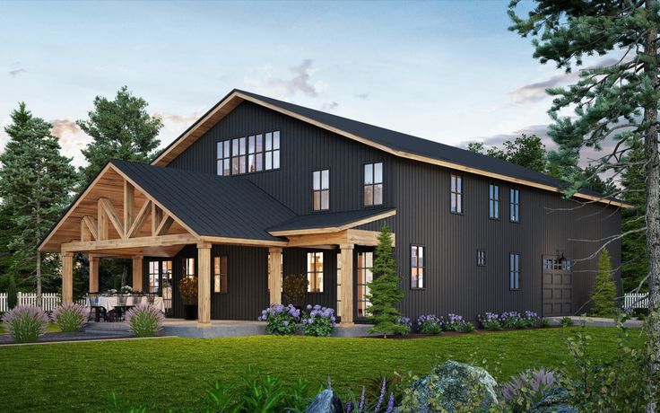 traditional barndominium