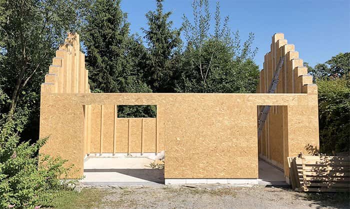 a self-built gablok house
