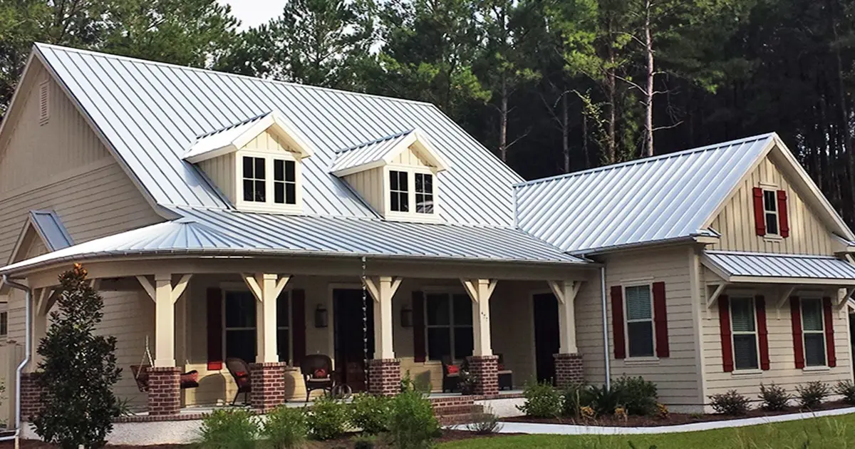 Galvalume metal roof