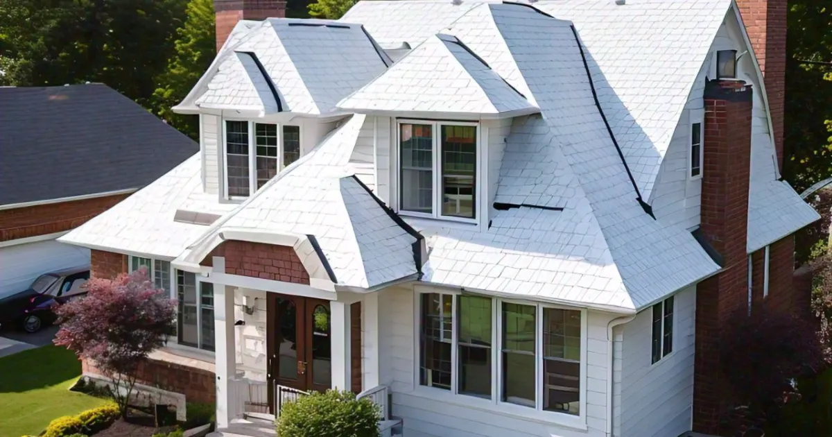 White Architectural Shingles