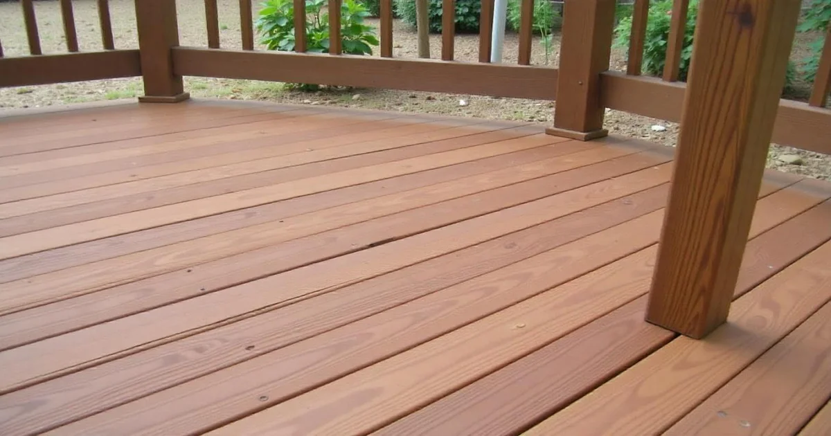 Deck Staining and Sealing