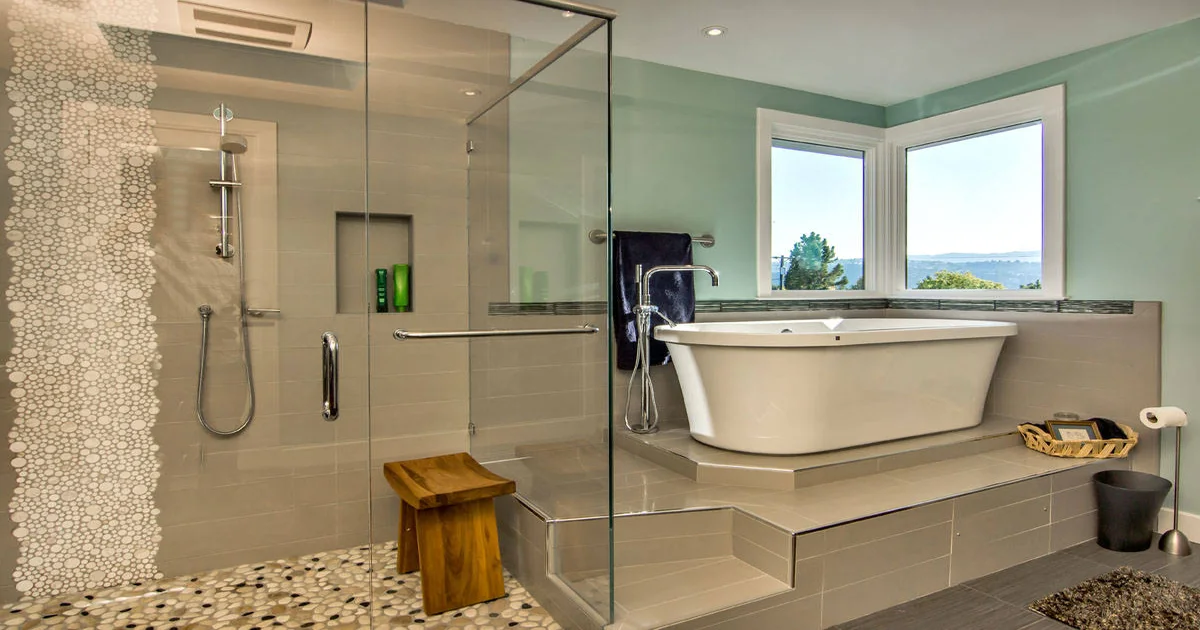 Shower and Bathtub