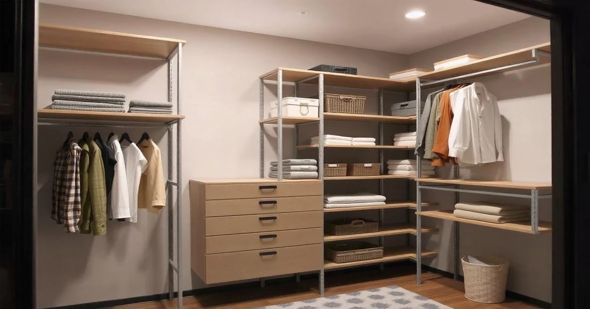 Closet and Shelving System