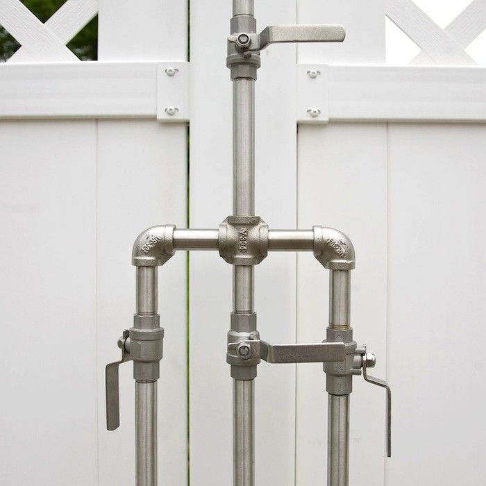 old outdoor shower faucet type