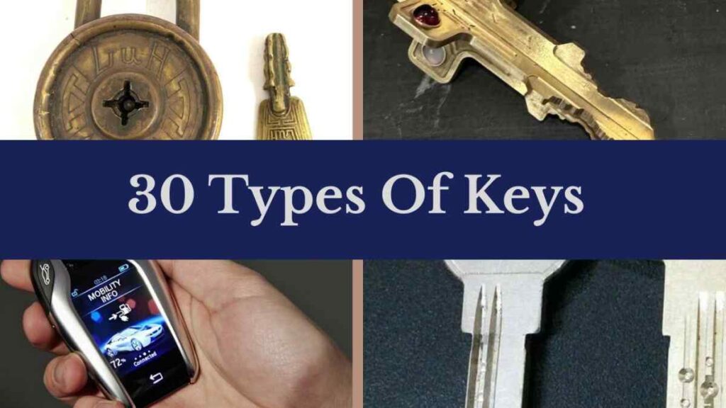 30 Types of keys