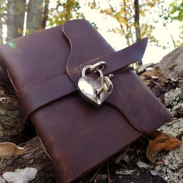 A heart shape lock and key for the dairy 